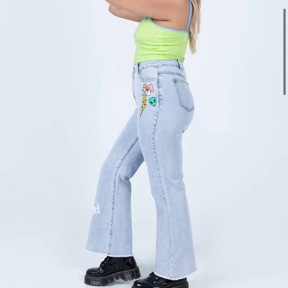 Princess Polly All the emotions jeans US 2 and US 4 - Picture 2 of 4